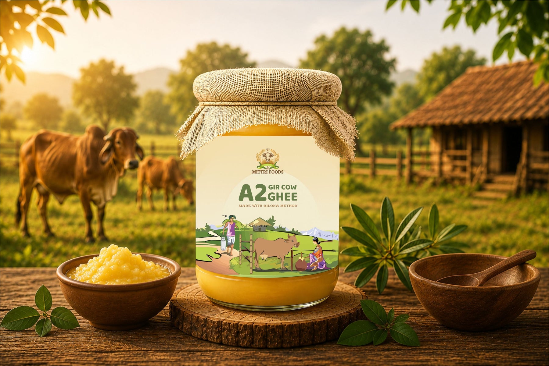 A2 Gir Cow Ghee: Pure, Natural & Made by Bilona Method
