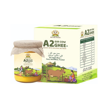 A2 Gir Cow Ghee | Made with Traditional Bilona Method | Grassfed, Pure & Healthy | Natural & Lab-Tested